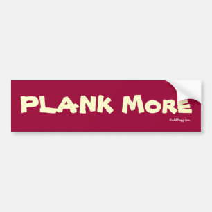 PLANKA mer (röd) bildekal, Bildekal