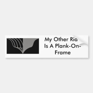 Planka-På-Ram Bildekal