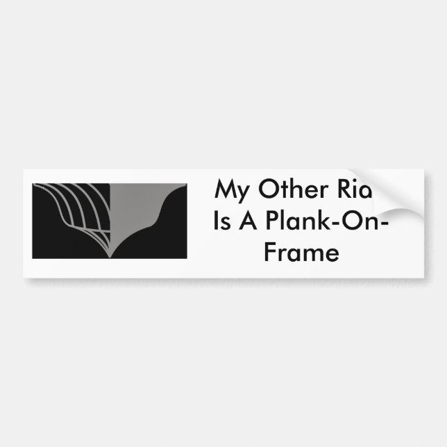 Planka-På-Ram Bildekal (Framsidan)