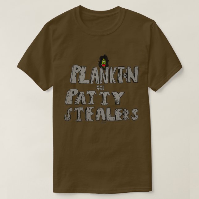 Plankton and the Patty Stealers T Shirt (Design framsida)