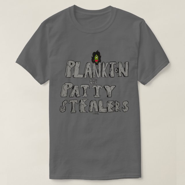Plankton och Patty Stealers  T Shirt (Design framsida)