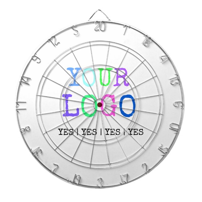 Planlägg din egna anpassningsbarpersonliglogotyp darttavla (Framsidan)