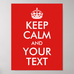 Planlägg din egna behållalugn och din text poster