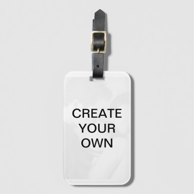 Planlägg din egna din bagagemärkreupload avbildar bagagebricka (Framsida vertikal)