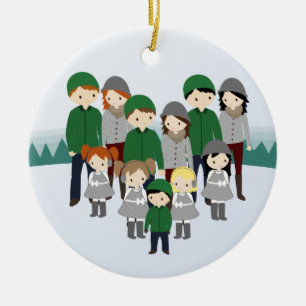 Planlägg din familjjulprydnad julgransprydnad keramik