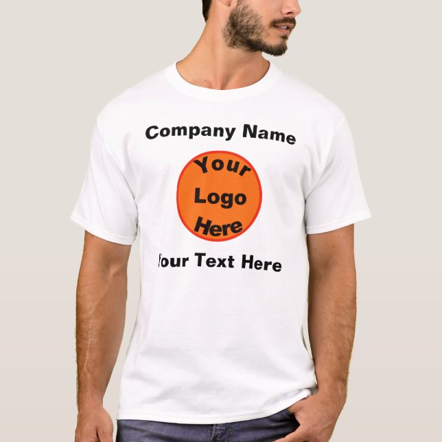 Planlägg din stora logotyp för den egna T-tröja, Tee Shirt (Framsida)