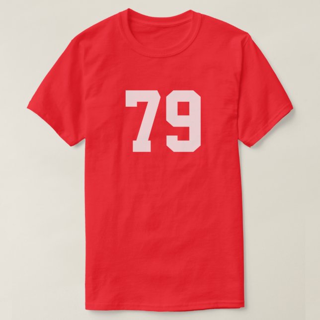 Planlägg ditt eget numrerar T-tröja T-shirt (Design framsida)