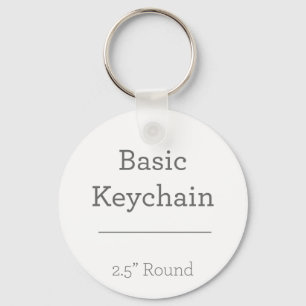 Planlägg ditt egna rundafoto Keychain Nyckelring