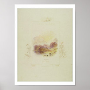 Planlägg för en illustration för den Walter Sco Poster