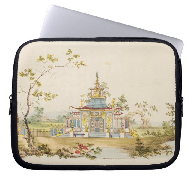 Planlägg för ett kinesiskt tempel, c.1810 (skriva laptop sleeve (Framsidan)