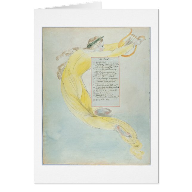 "Planlägger barden", 52 från "dikterna av Thomas Hälsningskort (Framsidan)