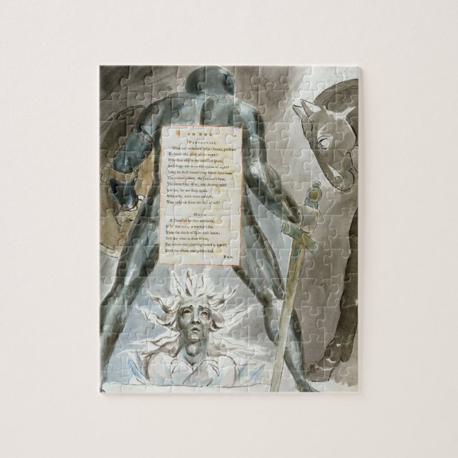 "Planlägger nedstigningen av Odin", 81 från Pussel (Vertikal)