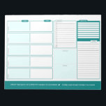 Planner för hemmet och arbetsplatsen varje vecka anteckningsblock<br><div class="desc">Anteckningsblocket Home and Work Weekly Desk Planner är ett av de många designerna i vår samling av Anteckningsblock för Personlig.</div>
