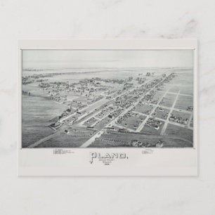 Plano 1891 - vykort