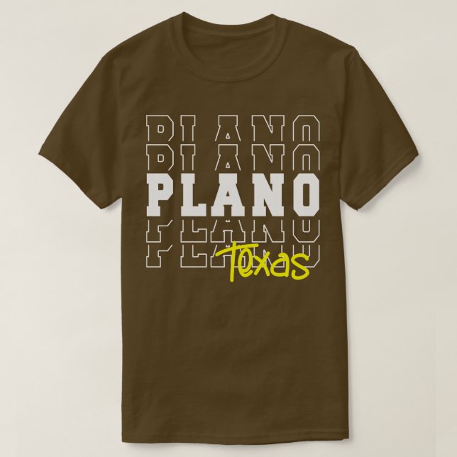 Plano City Texas Plano TX T Shirt (Design framsida)