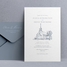 Planskiss över lokal | Bröllopsinbjudan till kyrka Inbjudningar