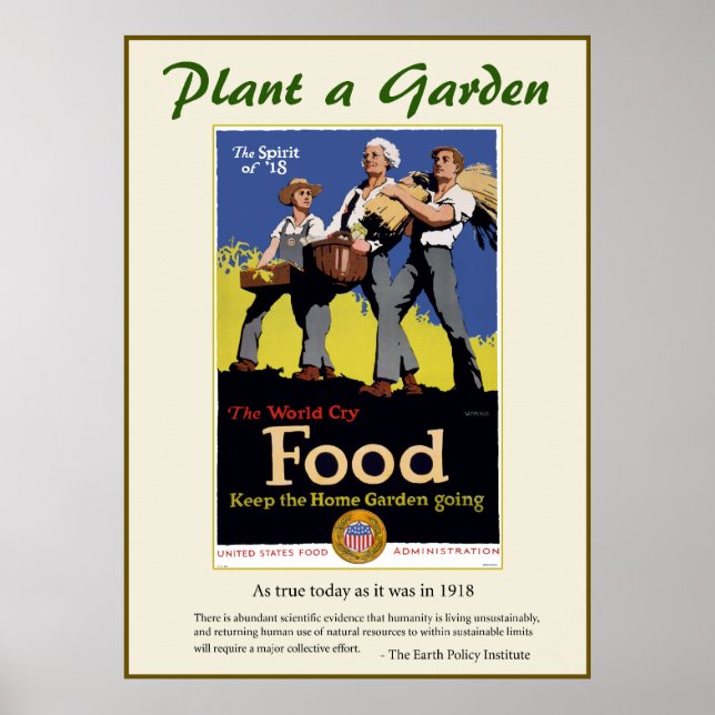 Plant a Garden Poster (Framsidan)