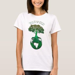 PLANT A TRÄD Ecology Art Earth Day Shirt T