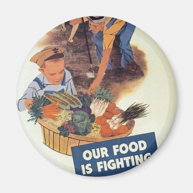 Plant a Victory Garden Magnet (Framsidan)