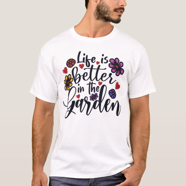  Plant Älskare Garden Botanical Gardener T Shirt (Framsida)