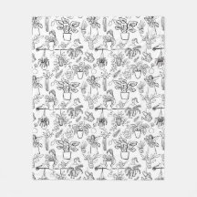 Plant Älskare Gift Blanket Personlig