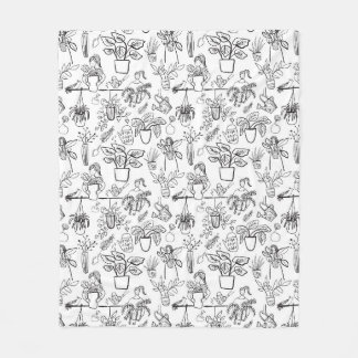 Plant Älskare Gift Blanket Personlig Fleecefilt