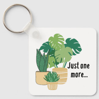 Plant Älskare Keychain Nyckelring