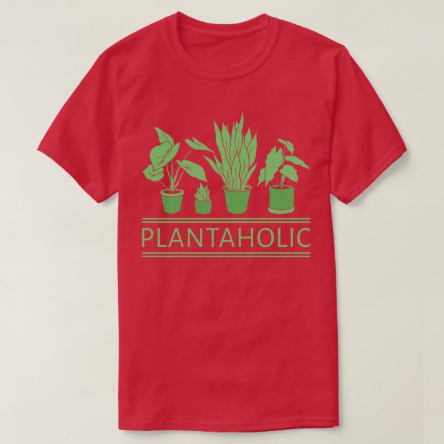 Plant Älskare Plantahok VI T Shirt (Design framsida)