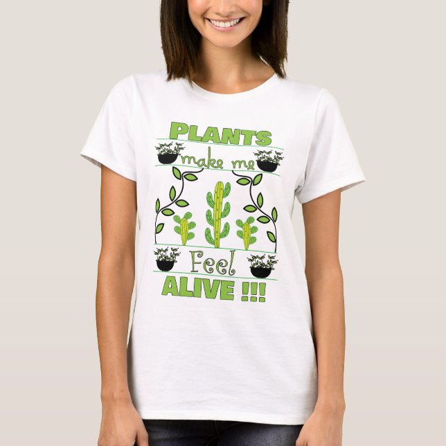 Plant Älskare T Shirt (Framsida)