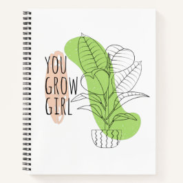 Plant Älskare You Grow Girl Quote