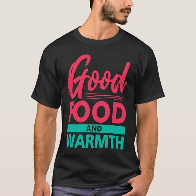 Plant Based Food  Good Mood Go Vegan T Shirt (Framsida)