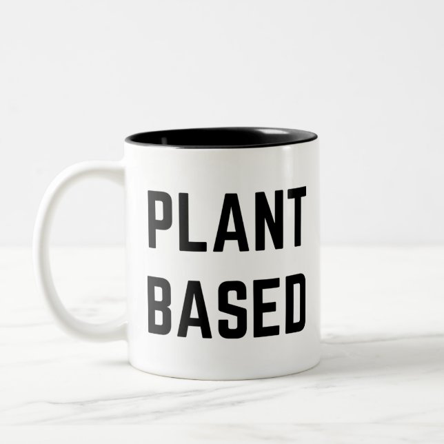 Plant Baserat Vegan Två-Tonad Mugg (Vänster)