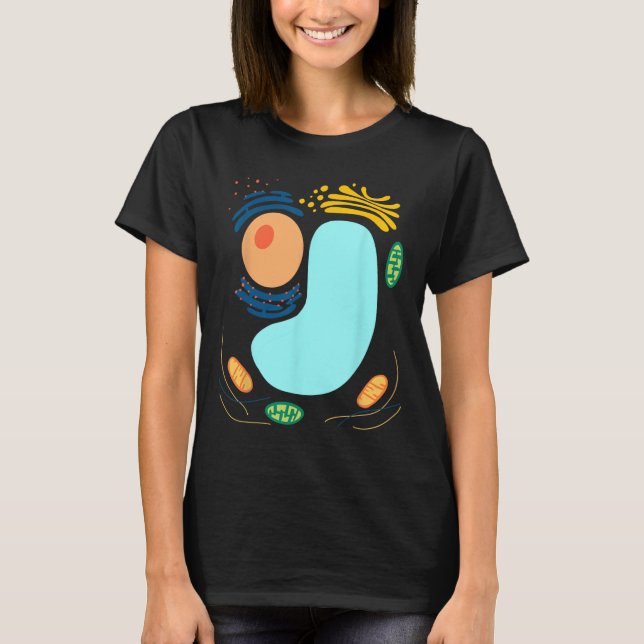 Plant Cell Simple Funny Quick Lazy Halloween fest T Shirt (Framsida)