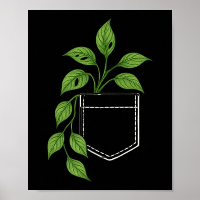 Plant Dad Plant Moms, House Plan Gardener Grow Tho Poster (Framsidan)