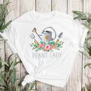 Plant Dam Boho Watercolor Gardener Humor Chic T Shirt