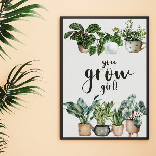 Plant Dam Cute Houseplantes Funny  Quote Poster