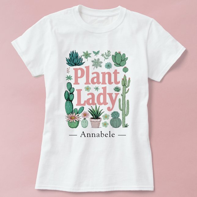Plant Dam Cute Personlig T Shirt (Skapare uppladdad)