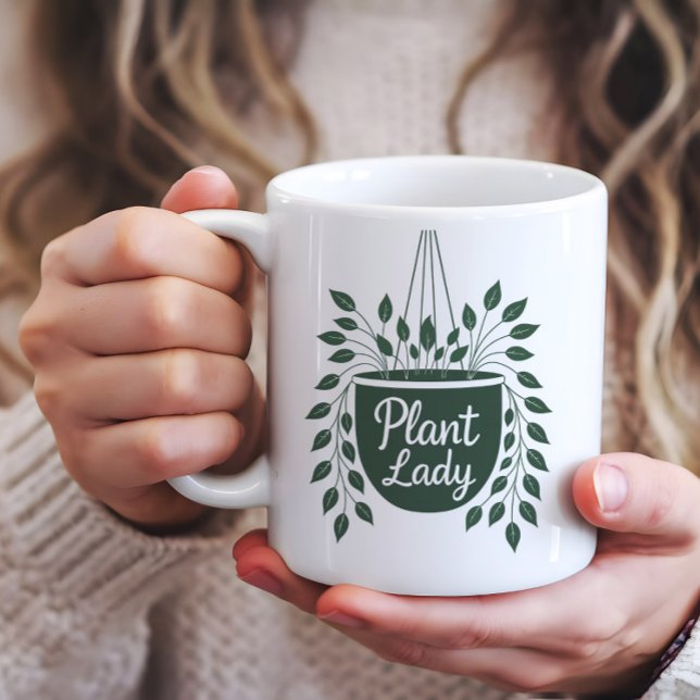 Plant Dam Hanging Plant Kaffemugg (Skapare uppladdad)