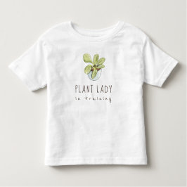 Plant Dam i Training Småbarn T-shirt