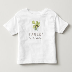 Plant Dam i Training Småbarn T-shirt