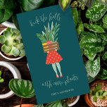 Plant Dam jul Rektangulär Sticker Rektangulärt Klistermärke<br><div class="desc">Lägg ner alla hus! Den perfekt juldekalen som ska läggas till i dina presentsäckar eller paket.</div>