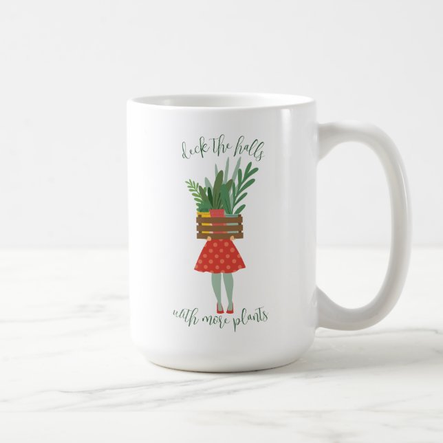 Plant Dam-julkaffe Mugg (Höger)