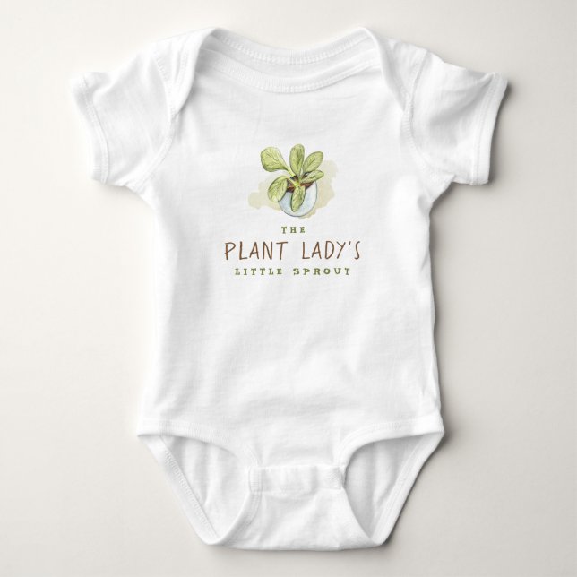 Plant Dam Little Sprout T Shirt (Framsida)