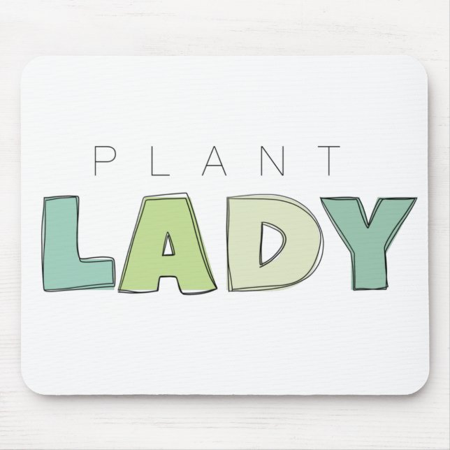 Plant Dam Mousepad Musmatta (Framsidan)