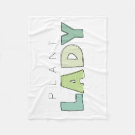 Plant Dam Soft Blanket Fleecefilt