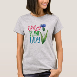Plant Dam Succulte, Trendiget Botanical Mode T Shirt