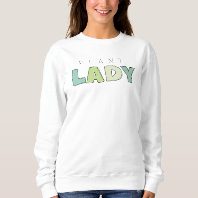 Plant Dam Sweatshirt Sweater T Shirt (Framsida)