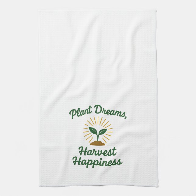 Plant Dreams Harvest Happiness Kökshandduk (Vertikal)