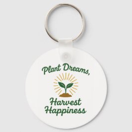 Plant Dreams Harvest Happiness Nyckelring