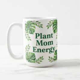 Plant energy mom cute botanical Coffee Mug Kaffemugg